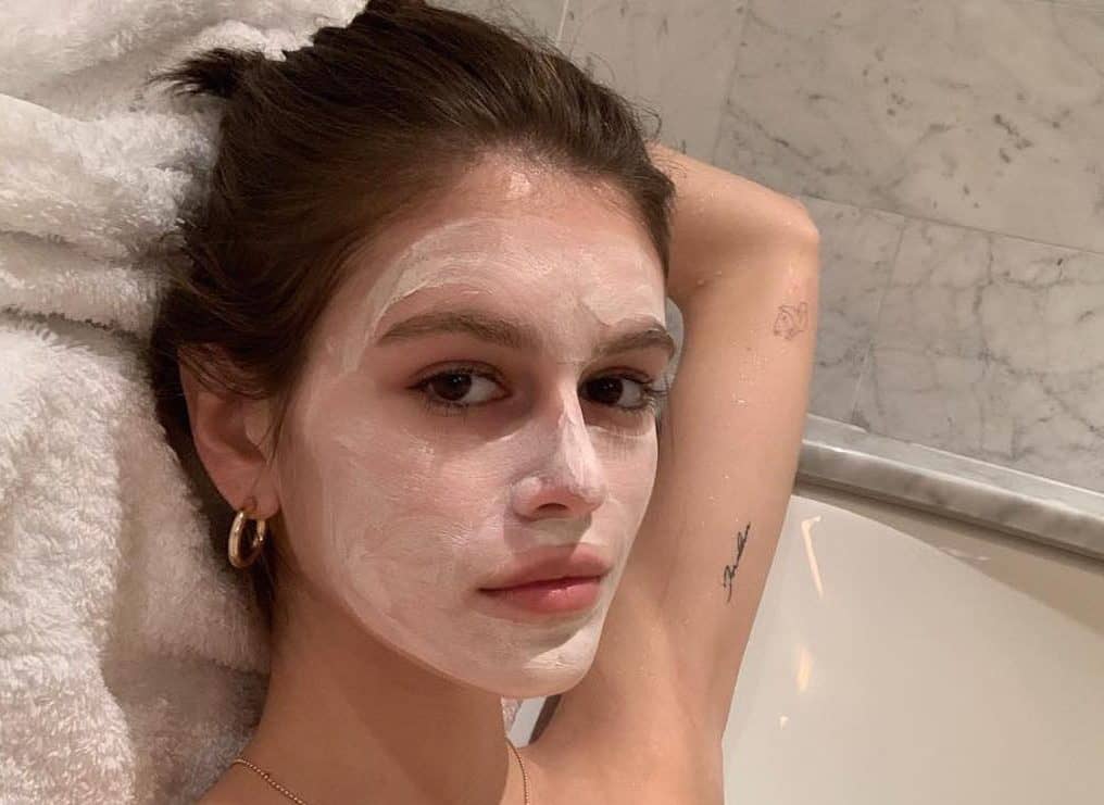 Kaia Gerber skincare