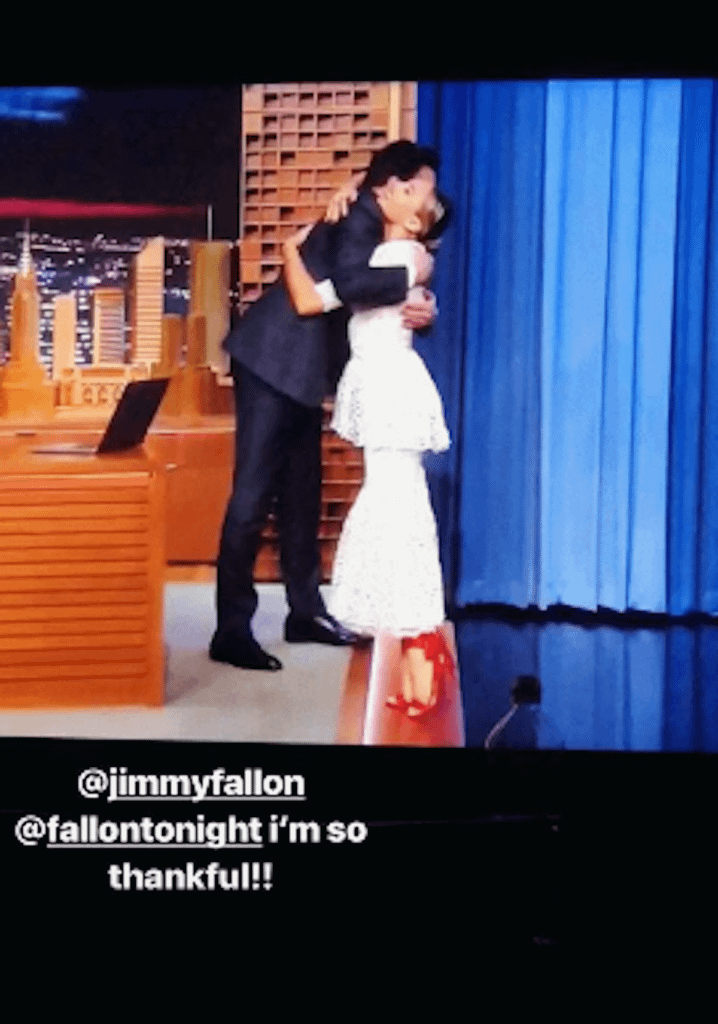 Maddie Ziegler "Tonight Show w/Jimmy Fallon" bts