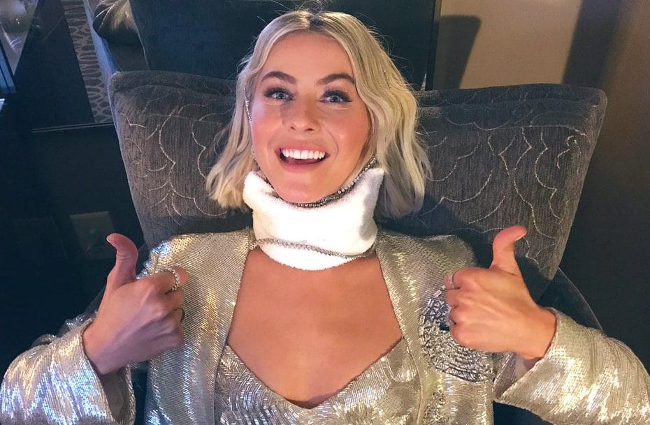 Julianne Hough in Neck Brace Following Paula Abduls BMA Performance