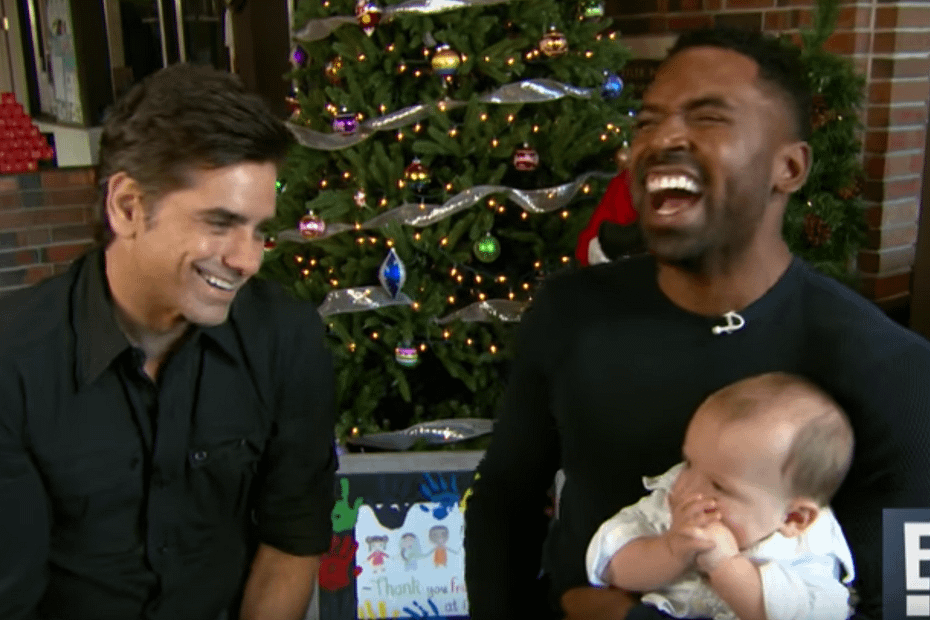 John Stamos on E News Interview with Baby Billy