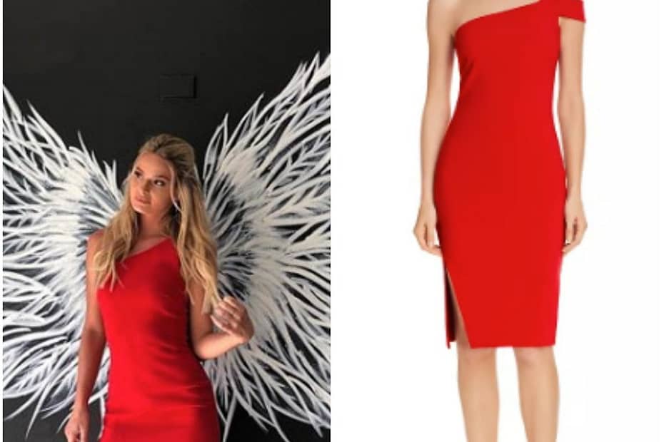 Juliette Porter's red dress