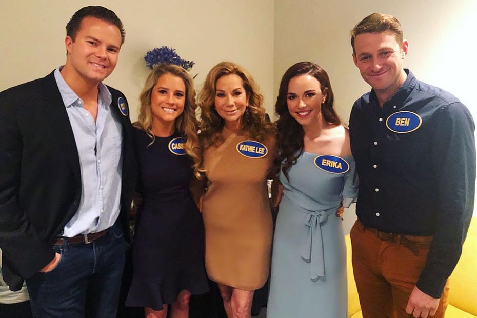 Kathie Lee Gifford and family tape Celebrity Family Feud