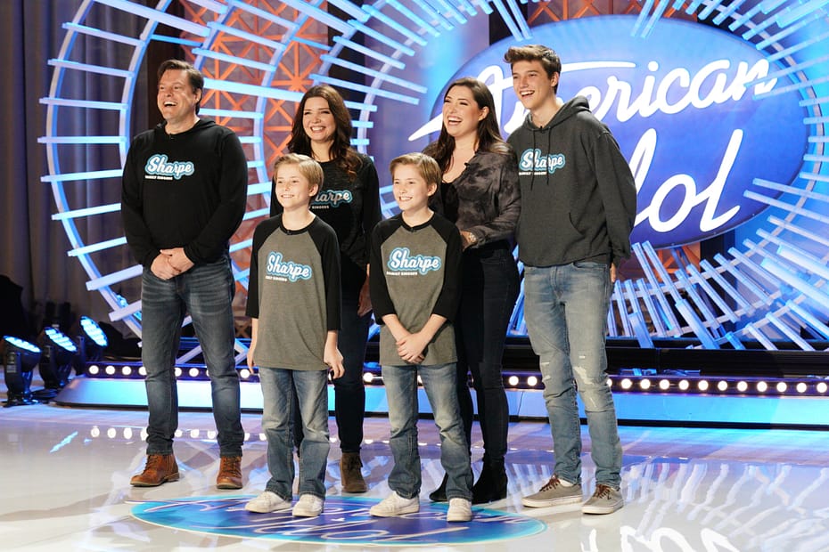 Sharpe Family Singers on American Idol